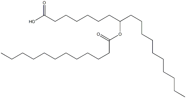 8-Dodecanoyloxyoctadecanoic acid Struktur