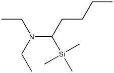 N,N-Diethyl-1-(trimethylsilyl)pentylamine Structure