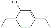 3,6-Diethyl-2-cyclohexen-1-ol Structure