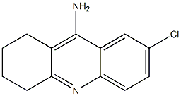 5,6,7,8-Tetrahydro-2-chloroacridine-9-amine Structure