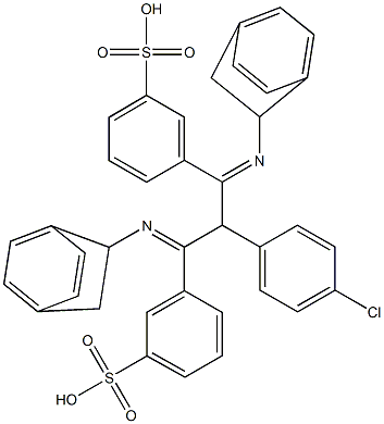 3,3'-[4-Chlorophenylmethylenebis[4,1-phenylene(ethylimino)methylene]]bis(benzenesulfonic acid)