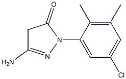 3-Amino-1-(5-chloro-2,3-dimethylphenyl)-5(4H)-pyrazolone,,结构式