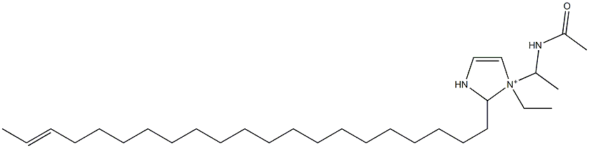 1-[1-(Acetylamino)ethyl]-1-ethyl-2-(19-henicosenyl)-4-imidazoline-1-ium Structure