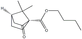 (1S,4R)-7,7-Dimethyl-2-oxobicyclo[2.2.1]heptane-1-carboxylic acid butyl ester Structure