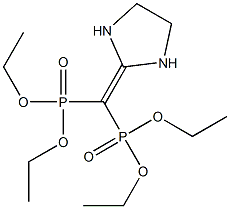 (Imidazolidin-2-ylidene)methylenebisphosphonic acid tetraethyl ester 结构式