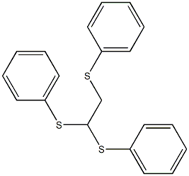 1,1,2-Tris(phenylthio)ethane Structure