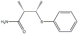 (2S,3S)-3-Phenylthio-2-methylbutanamide 结构式