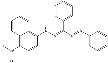 3,5-Diphenyl-1-(4-nitro-1-naphtyl)formazan