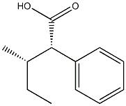 (2S,3S)-2-Phenyl-3-methylvaleric acid,,结构式