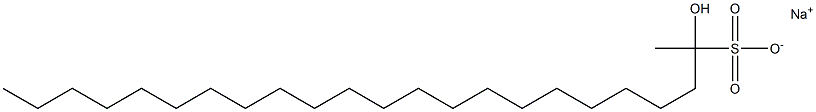  2-Hydroxytricosane-2-sulfonic acid sodium salt