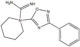 N2-(3-Phenyl-1,2,4-oxadiazole-5-yl)-1-piperidinecarboxamidine Structure