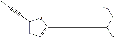 2-Chloro-6-[5-(1-propynyl)-2-thienyl]-3,5-hexadiyn-1-ol