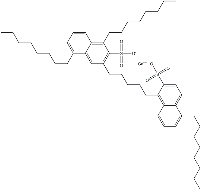Bis(1,5-dioctyl-2-naphthalenesulfonic acid)calcium salt