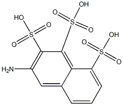 3-Amino-1,2,8-naphthalenetrisulfonic acid,,结构式