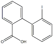 2'-Iodo-1,1'-biphenyl-2-carboxylic acid Struktur