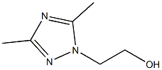 3,5-Dimethyl-1H-1,2,4-triazole-1-ethanol,,结构式