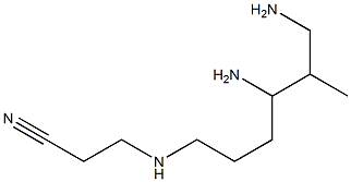 4,6-Diamino-1-(2-cyanoethylamino)-5-methylhexane