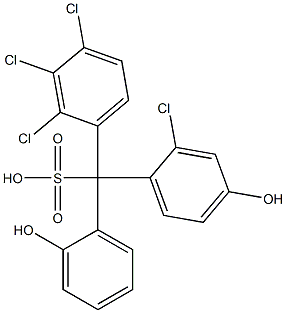  (2-Chloro-4-hydroxyphenyl)(2,3,4-trichlorophenyl)(2-hydroxyphenyl)methanesulfonic acid