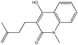 4-Hydroxy-1-methyl-3-(3-methyl-3-butenyl)quinolin-2(1H)-one|