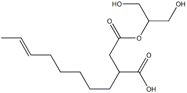 3-(6-Octenyl)succinic acid hydrogen 1-[2-hydroxy-1-(hydroxymethyl)ethyl] ester Structure