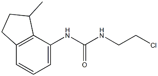 1-(2-Chloroethyl)-3-(3-methylindan-4-yl)urea Structure