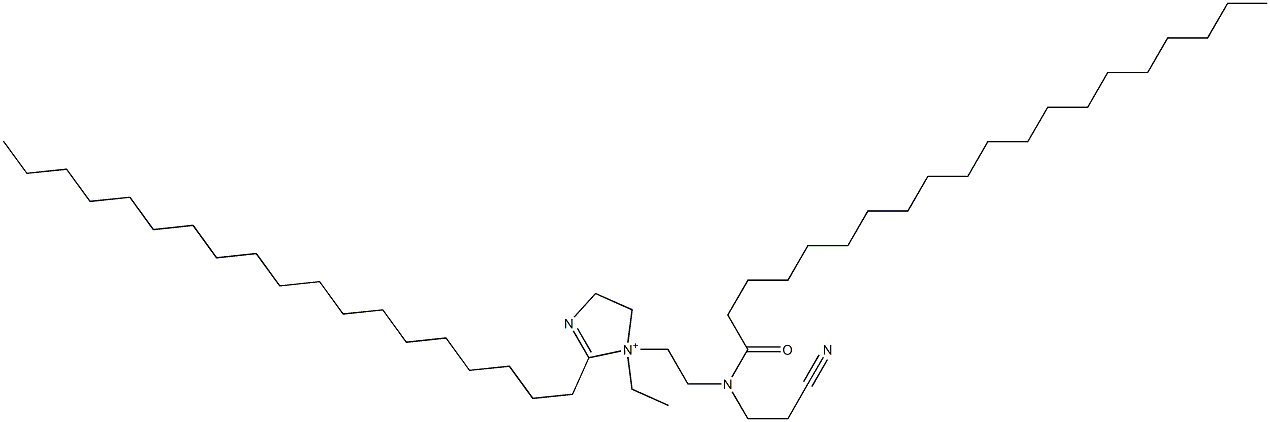  1-[2-[(2-Cyanoethyl)(1-oxoicosyl)amino]ethyl]-1-ethyl-4,5-dihydro-2-nonadecyl-1H-imidazol-1-ium