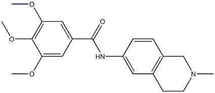  3,4,5-Trimethoxy-N-[(1,2,3,4-tetrahydro-2-methylisoquinolin)-6-yl]benzamide