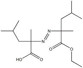 2,2'-アゾビス(2,4-ジメチル吉草酸エチル) 化学構造式