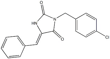 5-(Benzylidene)-3-(4-chlorobenzyl)imidazolidine-2,4-dione