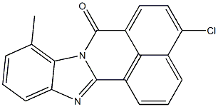 4-Chloro-9-methyl-7H-benzimidazo[2,1-a]benz[de]isoquinolin-7-one Structure