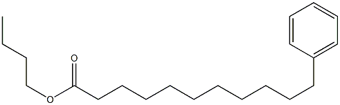 Butyl phenylhendecanoate Struktur