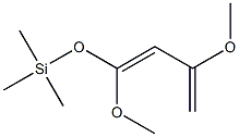 1,3-ジメトキシ-1-(トリメチルシリルオキシ)-1,3-ブタジエン 化学構造式