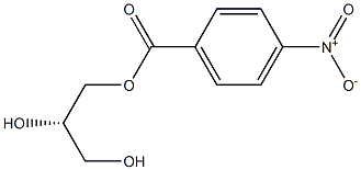 [S,(+)]-L-Glycerol 1-(p-nitrobenzoate) Struktur