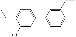 5-(3-Ethylphenyl)-2-ethylphenol 结构式