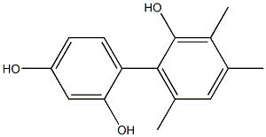 3',4',6'-Trimethyl-1,1'-biphenyl-2,2',4-triol