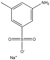 3-Amino-5-methylbenzenesulfonic acid sodium salt,,结构式