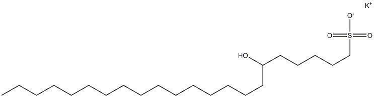 6-Hydroxydocosane-1-sulfonic acid potassium salt