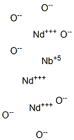 Trineodymium niobium heptaoxide 结构式