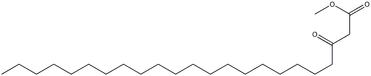 3-オキソトリコサン酸メチル 化学構造式