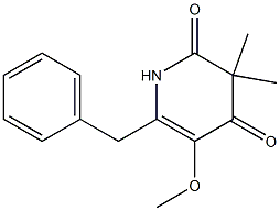 3,3-Dimethyl-5-methoxy-6-benzylpyridine-2,4(1H,3H)-dione