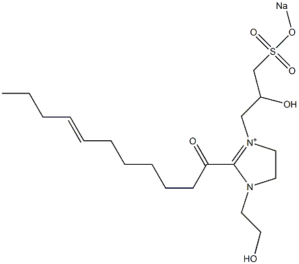 1-(2-Hydroxyethyl)-3-[2-hydroxy-3-(sodiooxysulfonyl)propyl]-2-(7-undecenoyl)-2-imidazoline-3-ium