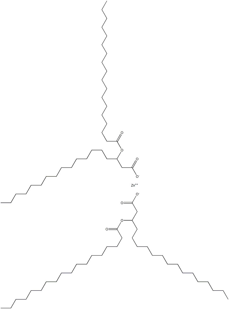 Bis(3-stearoyloxyoctadecanoic acid)zinc salt|