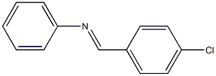 N-(4-Chlorobenzylidene)aniline Struktur