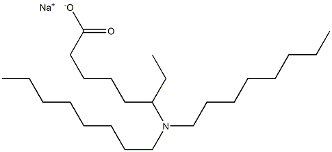 6-(Dioctylamino)octanoic acid sodium salt Structure