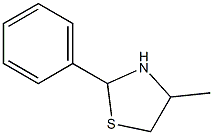 4-Methyl-2-phenylthiazolidine Struktur