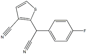 (3-Cyano-2-thienyl)(4-fluorophenyl)acetonitrile