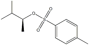 (+)-p-トルエンスルホン酸(S)-1,2-ジメチルプロピル 化学構造式