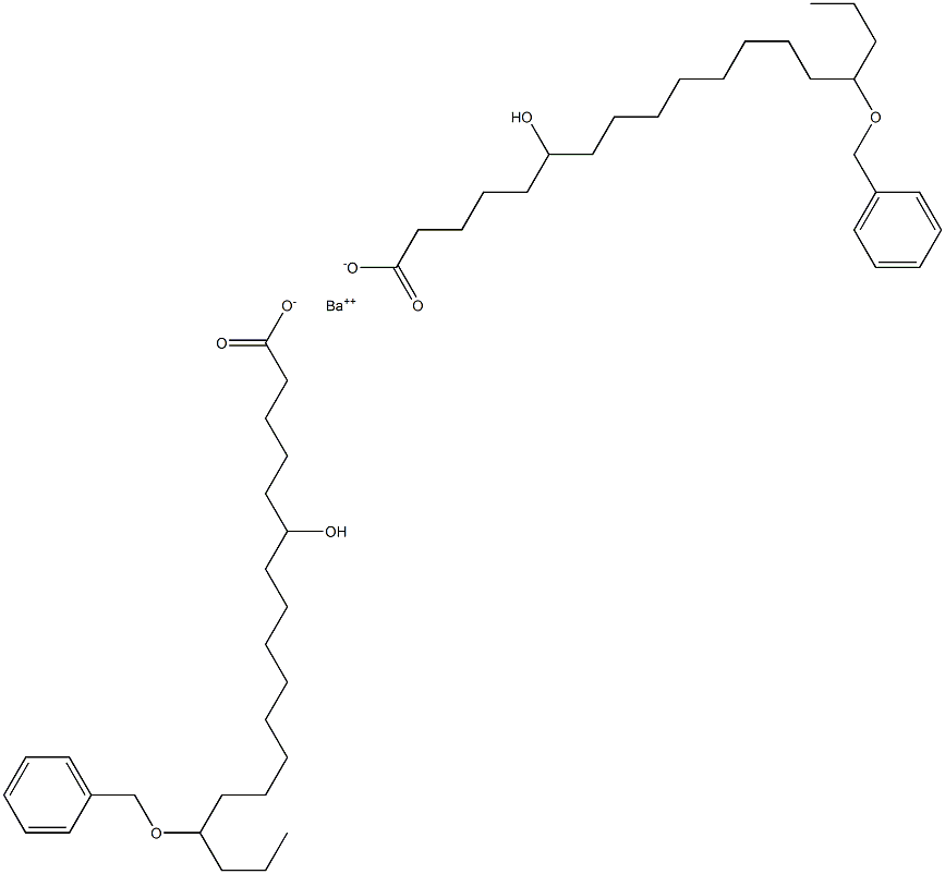  Bis(15-benzyloxy-6-hydroxystearic acid)barium salt