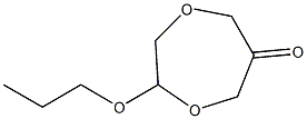 2-Propoxy-1,4-dioxepan-6-one Struktur