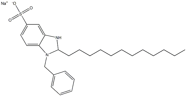 1-Benzyl-2,3-dihydro-2-dodecyl-1H-benzimidazole-5-sulfonic acid sodium salt